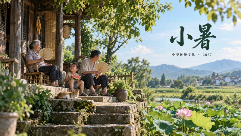 【367】小暑｜树荫与蒲扇里的盛夏-一帧山海