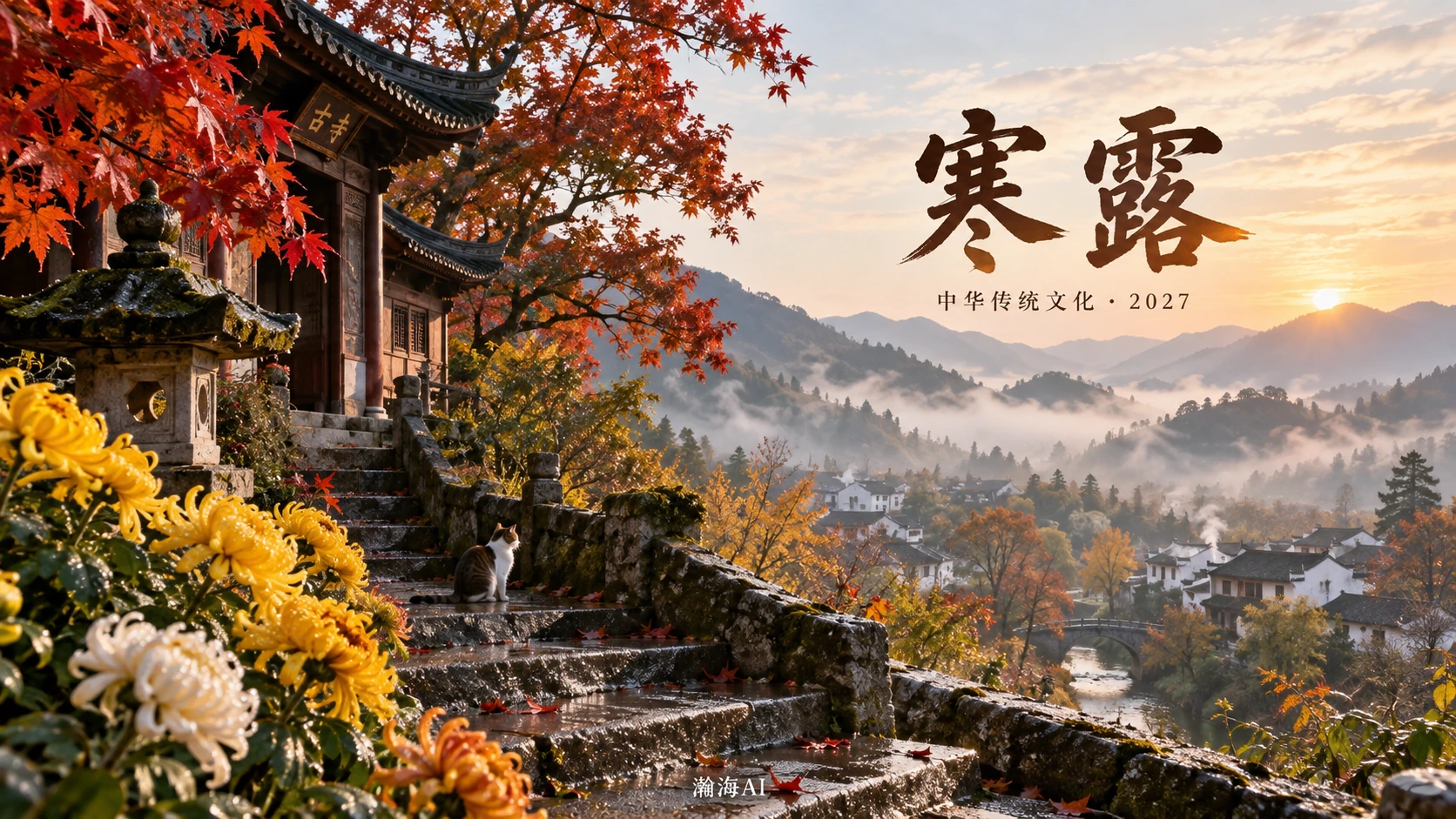 [373] 寒露中国传统文化图