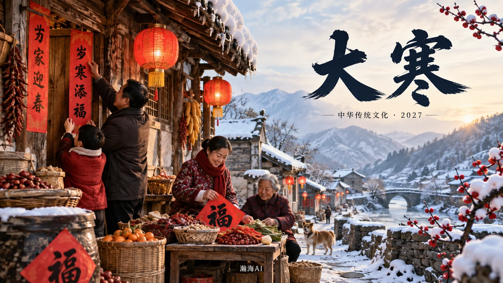 [380] 大寒中国传统文化图
