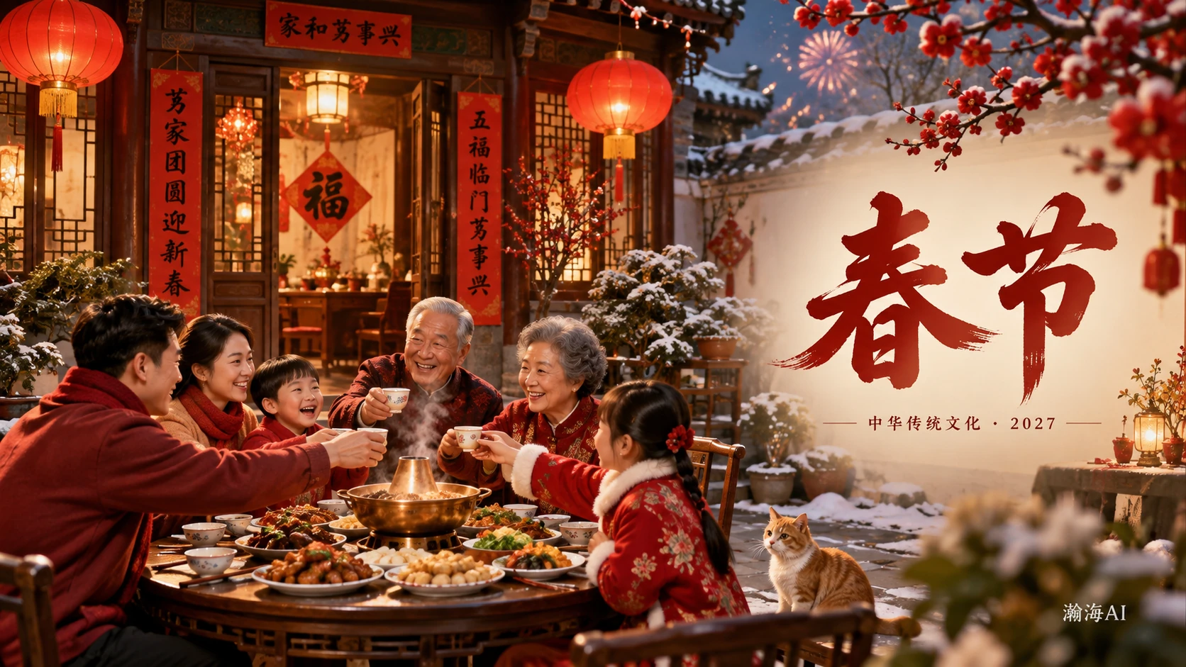 [381] 春节中国传统文化图