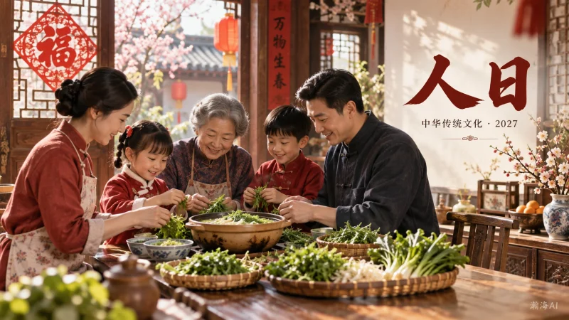 【386】人日｜新春里的平安祝愿-一帧山海