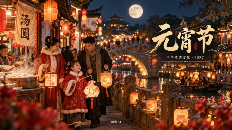 【387】元宵节｜灯火与团圆的春夜-一帧山海