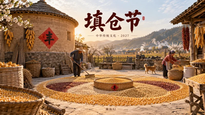 【389】填仓节｜粮仓里的丰收愿望-一帧山海
