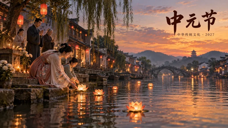【404】中元节｜灯影与流水里的追思-一帧山海