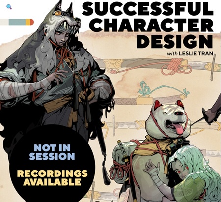 Leslie Tran 的成功角色设计-一帧山海