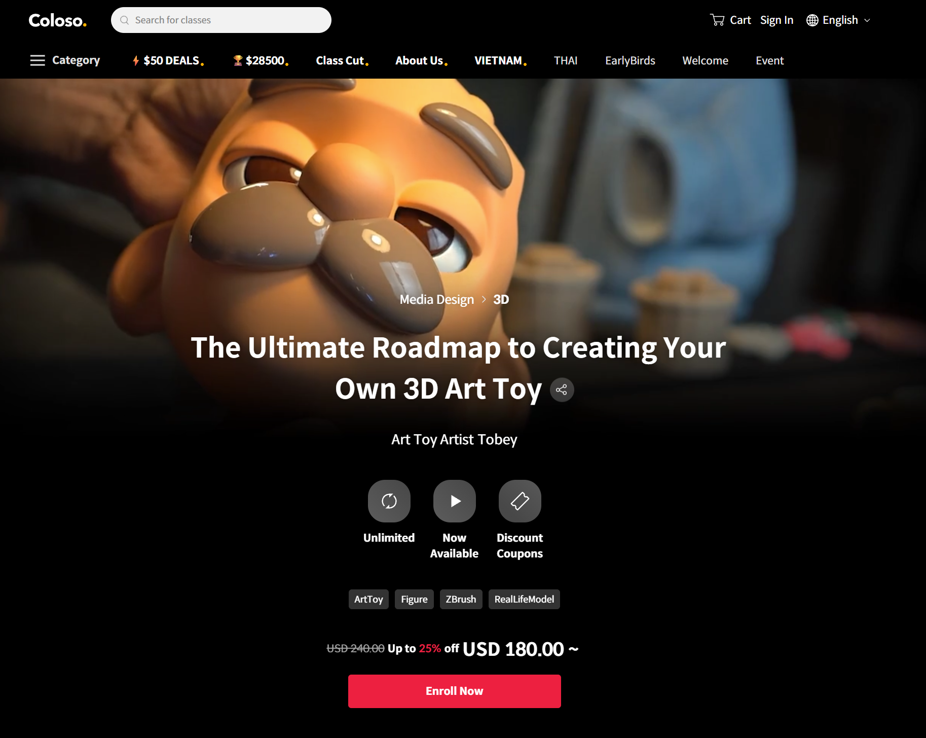 Coloso-3D 艺术玩具创作全攻略-一帧山海