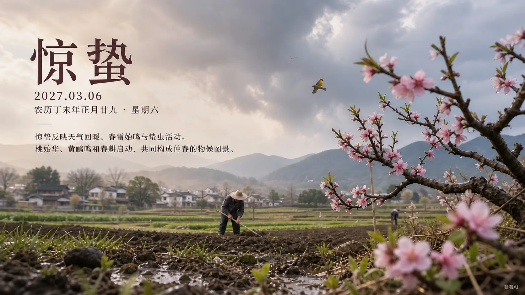 [359] 惊蛰中国节气文化图