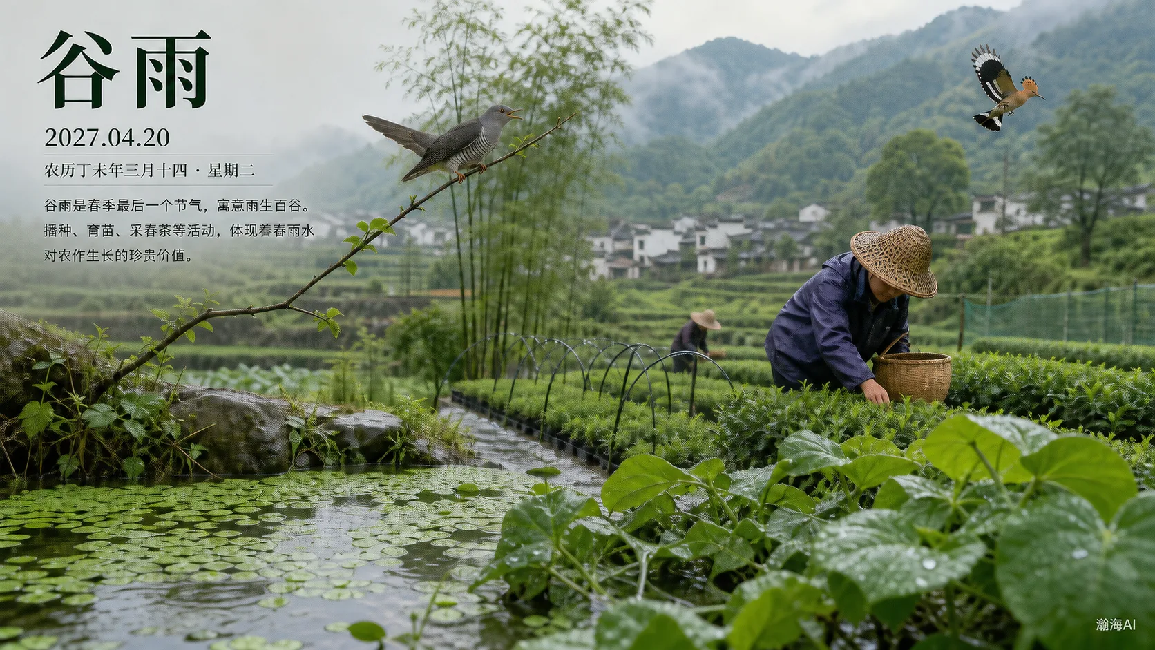[362] 谷雨中国节气文化图