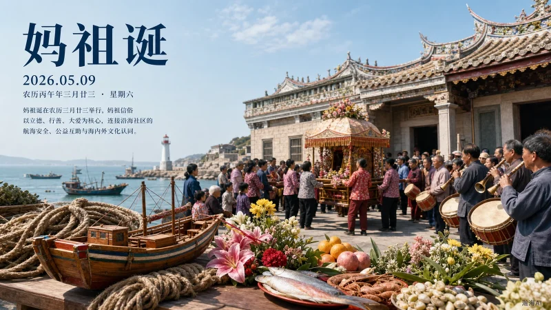 【416】妈祖诞｜海风寄愿，善意相伴-一帧山海