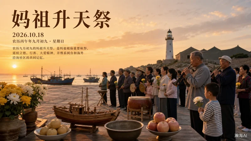 【417】妈祖升天祭｜秋祭念恩，海路同心-一帧山海