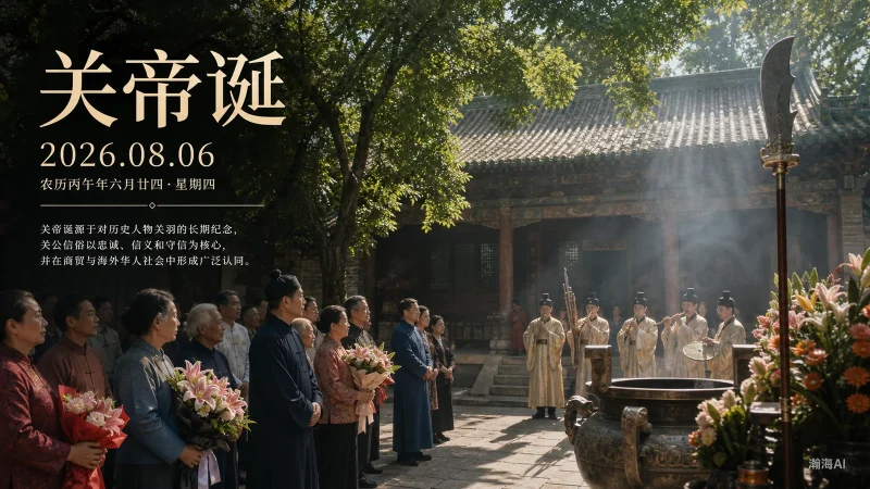 【419】关帝诞｜忠义有信，礼俗长存-一帧山海