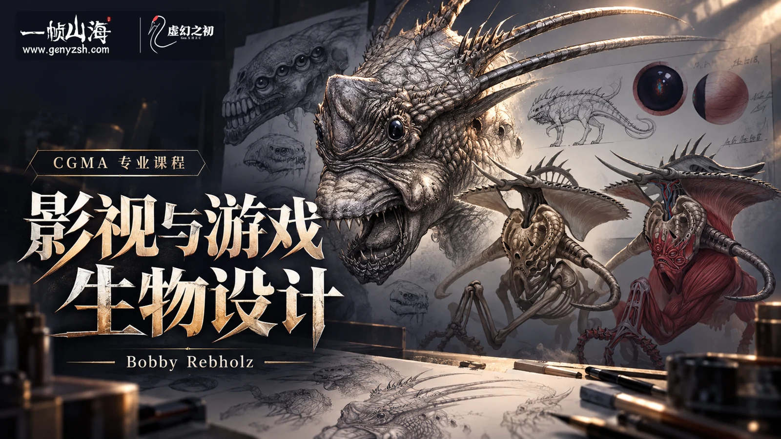 影视与游戏生物设计|Bobby Rebholz
