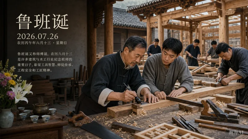 【432】鲁班诞｜敬重匠心，传续手艺-一帧山海
