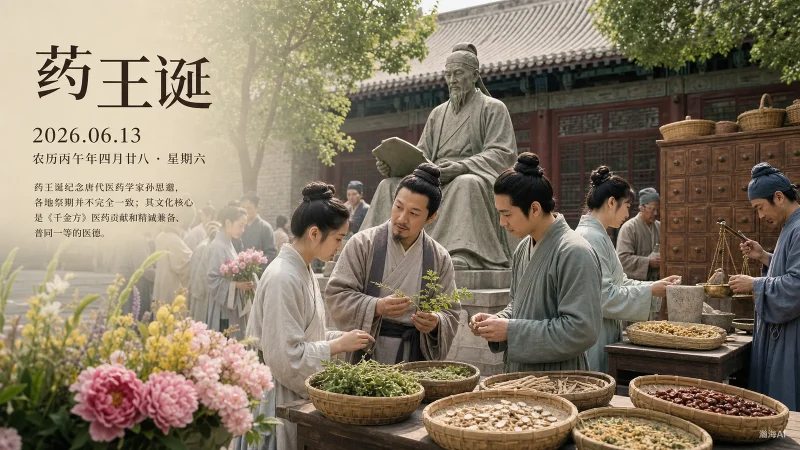 【434】药王诞｜敬医崇德，济世仁心-一帧山海