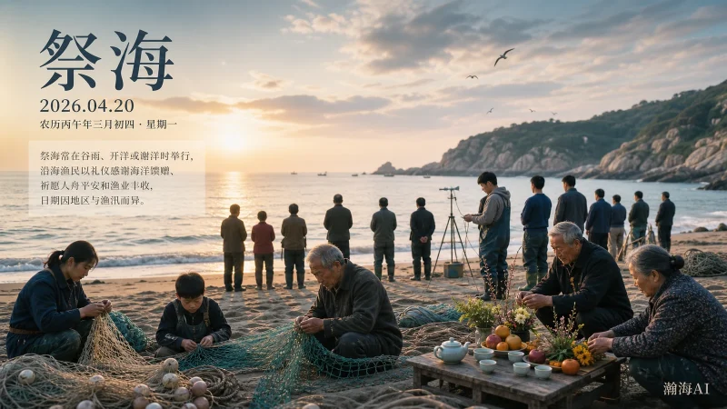 【436】祭海｜敬海祈安，渔歌满舱-一帧山海