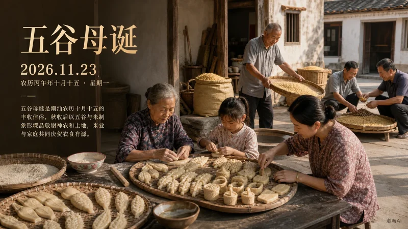【435】五谷母诞｜新谷登场，感念丰年-一帧山海
