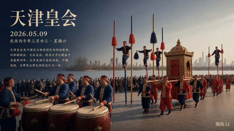 【446】天津皇会｜妈祖出巡，百会争艳-一帧山海