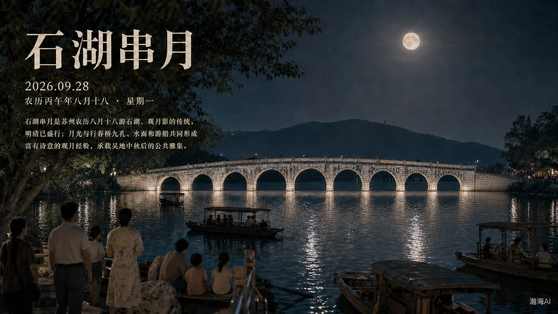 石湖串月 · 中国传统文化2026