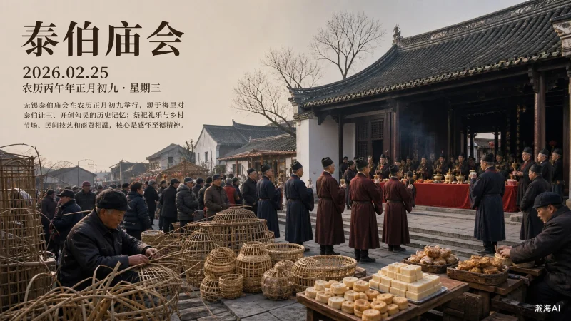 【466】泰伯庙会｜至德之乡，春祭先贤-一帧山海