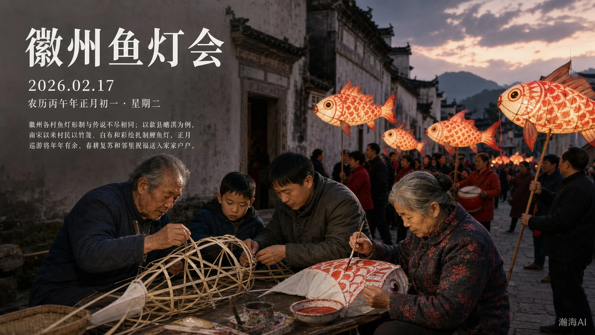 徽州鱼灯会 · 中国传统文化2026