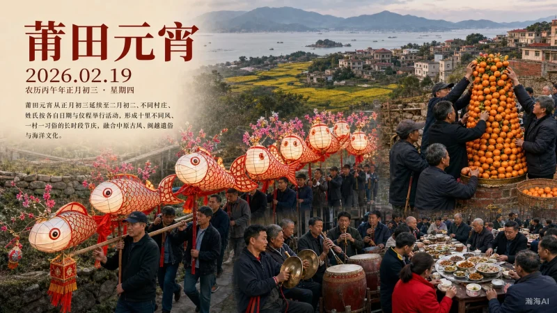 【477】莆田元宵｜闹元宵，灯火绵延-一帧山海