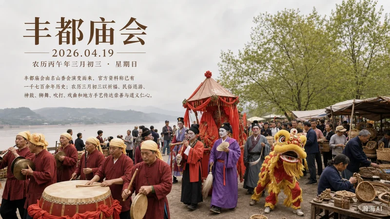 【490】丰都庙会｜名山祈福，鬼城春游-一帧山海