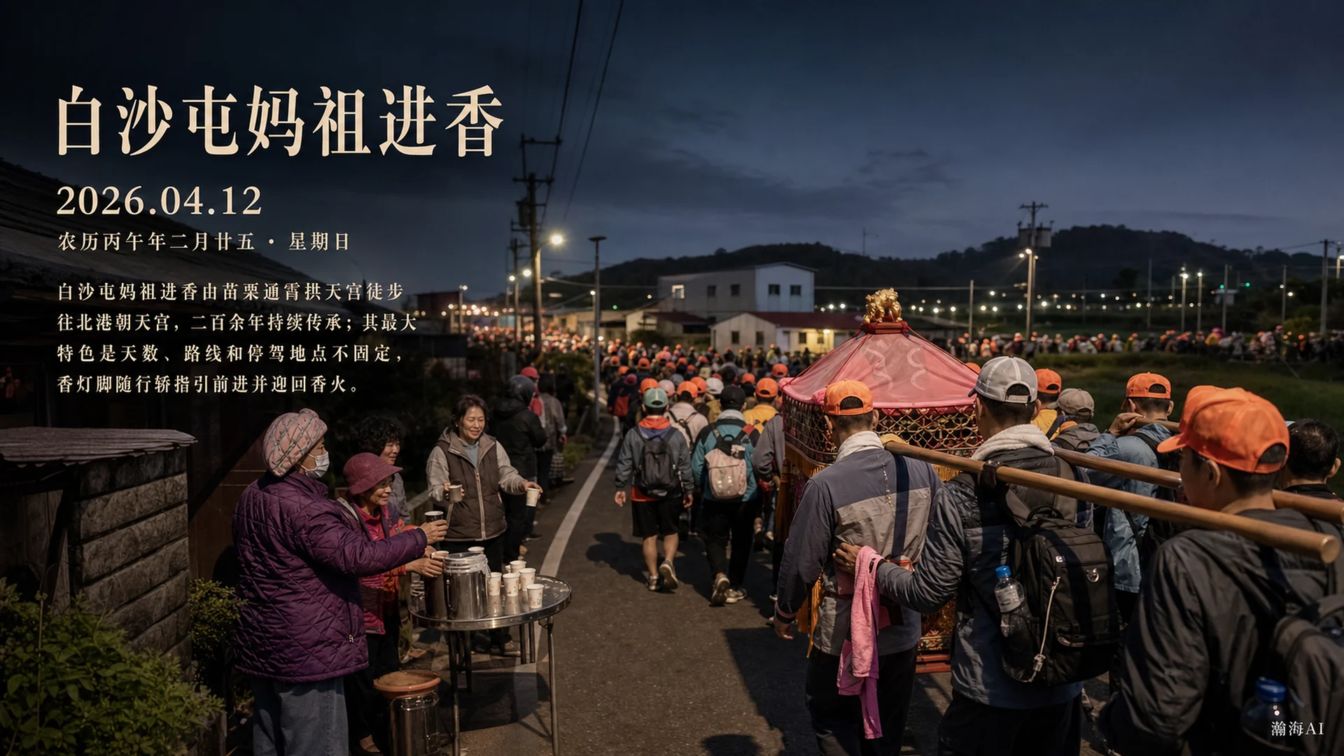白沙屯妈祖进香 · 中国传统文化2026