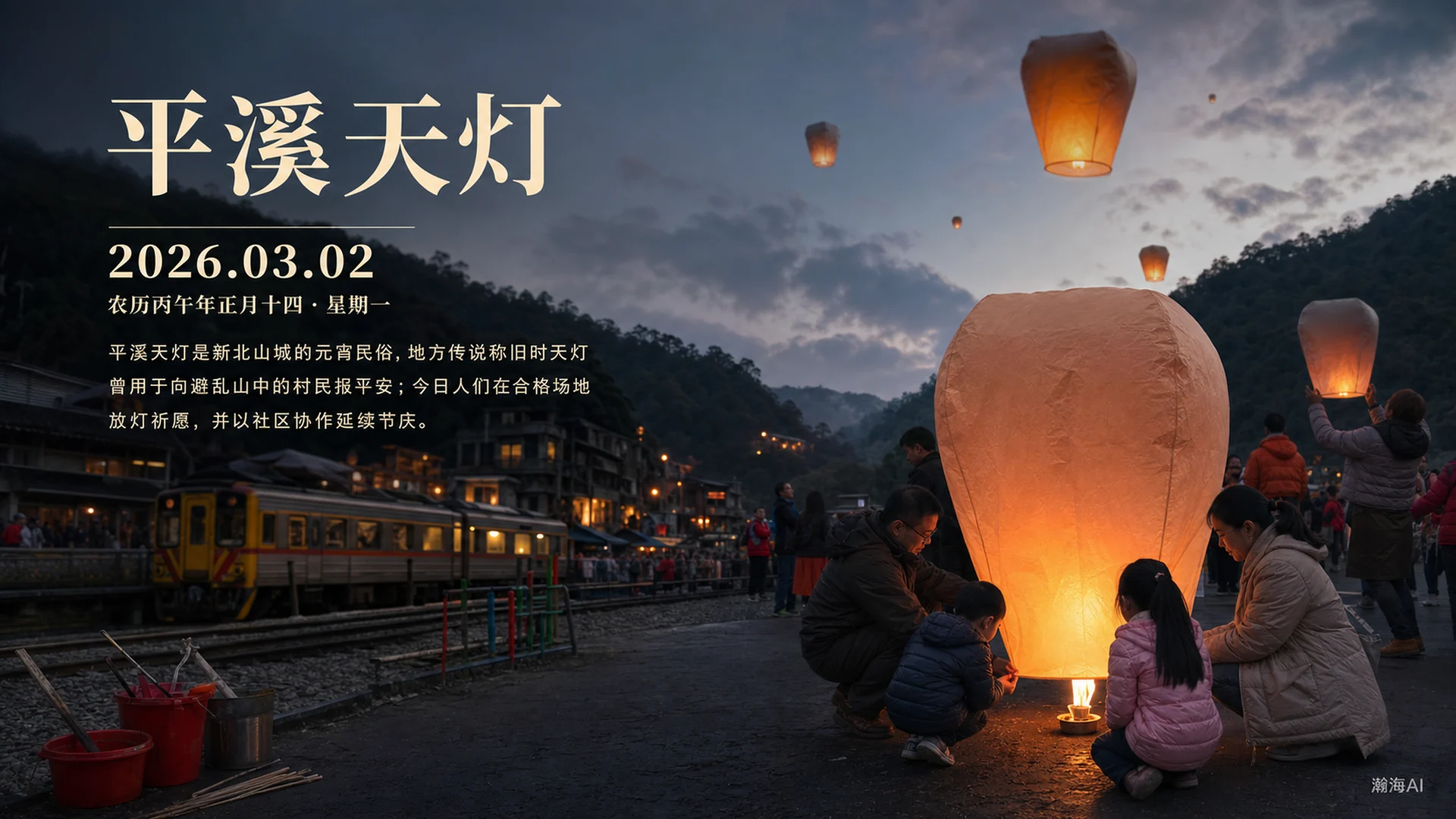 平溪天灯 · 中国传统文化2026