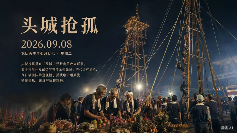 【509】头城抢孤｜孤棚夺旗，中元压轴-一帧山海
