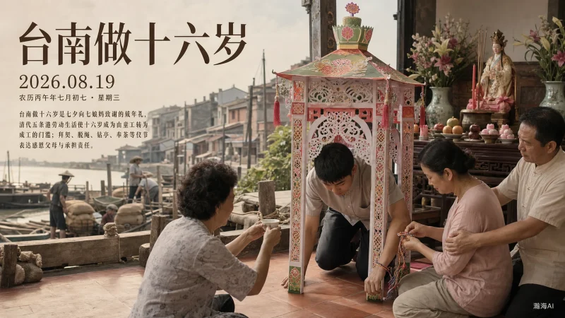 【510】台南做十六岁｜出鸟母宫，成年之礼-一帧山海